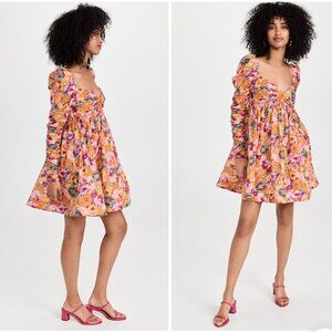 NWT Zimmermann Violet Twist Front Mini Dress US 8